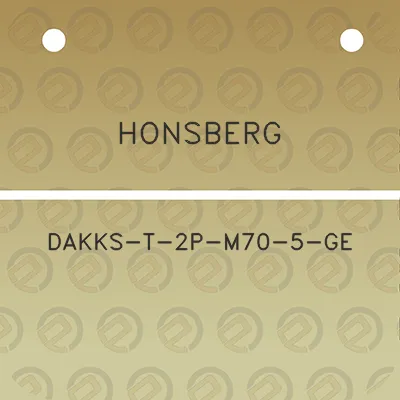 honsberg-dakks-t-2p-m70-5-ge