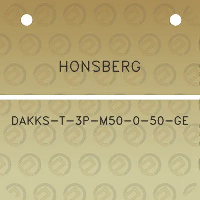 honsberg-dakks-t-3p-m50-0-50-ge