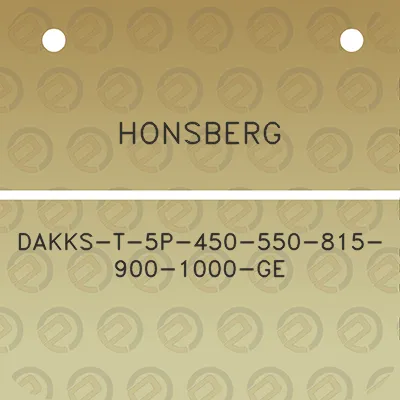 honsberg-dakks-t-5p-450-550-815-900-1000-ge