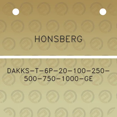 honsberg-dakks-t-6p-20-100-250-500-750-1000-ge