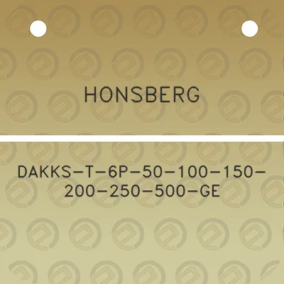 honsberg-dakks-t-6p-50-100-150-200-250-500-ge