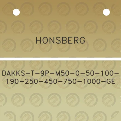 honsberg-dakks-t-9p-m50-0-50-100-190-250-450-750-1000-ge