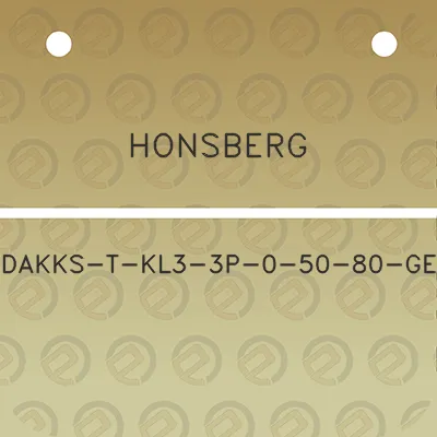 honsberg-dakks-t-kl3-3p-0-50-80-ge