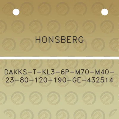 honsberg-dakks-t-kl3-6p-m70-m40-23-80-120-190-ge-432514