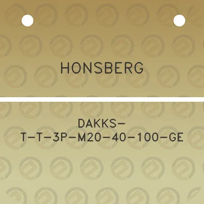 honsberg-dakks-t-t-3p-m20-40-100-ge