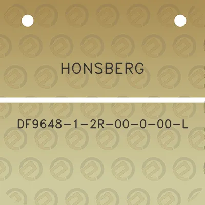 honsberg-df9648-1-2r-00-0-00-l