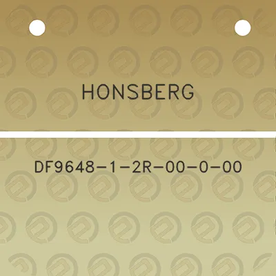 honsberg-df9648-1-2r-00-0-00