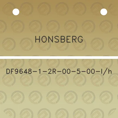 honsberg-df9648-1-2r-00-5-00-lh