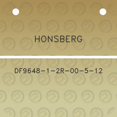 honsberg-df9648-1-2r-00-5-12