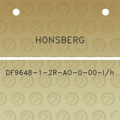 honsberg-df9648-1-2r-ao-0-00-lh