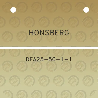 honsberg-dfa25-50-1-1