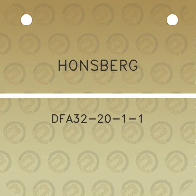 honsberg-dfa32-20-1-1