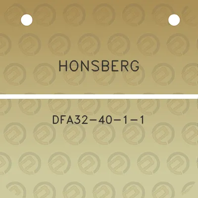 honsberg-dfa32-40-1-1