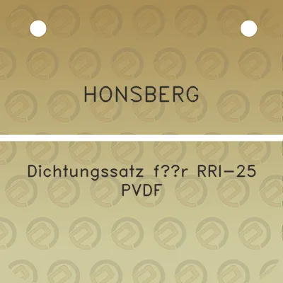 honsberg-dichtungssatz-fur-rri-25-pvdf