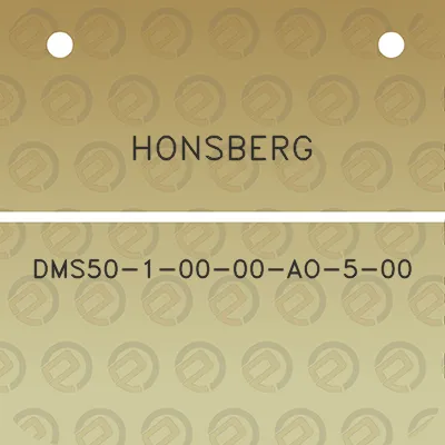 honsberg-dms50-1-00-00-ao-5-00