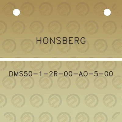 honsberg-dms50-1-2r-00-ao-5-00