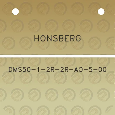 honsberg-dms50-1-2r-2r-ao-5-00