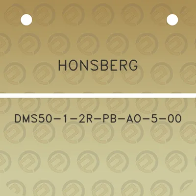 honsberg-dms50-1-2r-pb-ao-5-00