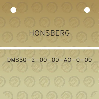 honsberg-dms50-2-00-00-ao-0-00