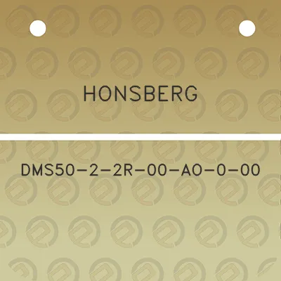 honsberg-dms50-2-2r-00-ao-0-00