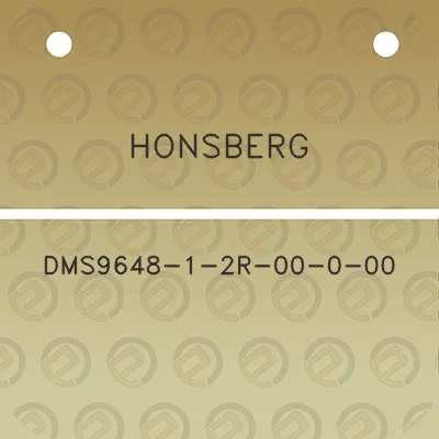 honsberg-dms9648-1-2r-00-0-00