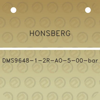 honsberg-dms9648-1-2r-ao-5-00-bar