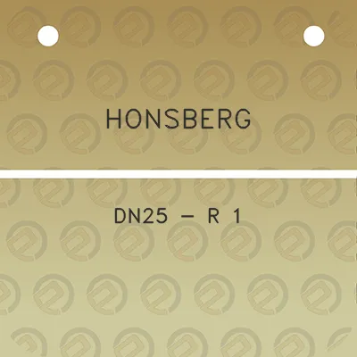 honsberg-dn25-r-1