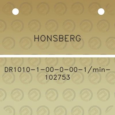 honsberg-dr1010-1-00-0-00-1min-102753