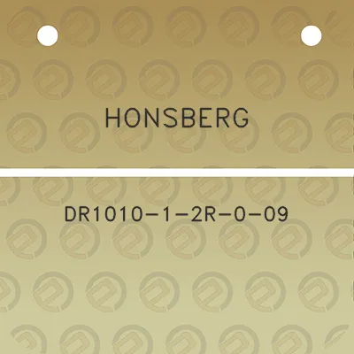 honsberg-dr1010-1-2r-0-09