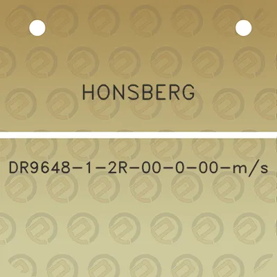 honsberg-dr9648-1-2r-00-0-00-ms