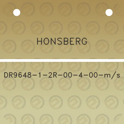 honsberg-dr9648-1-2r-00-4-00-ms