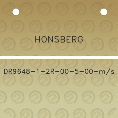 honsberg-dr9648-1-2r-00-5-00-ms