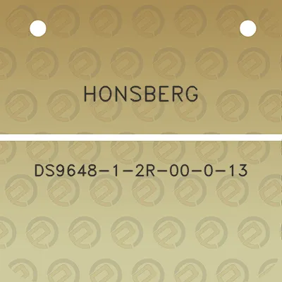 honsberg-ds9648-1-2r-00-0-13