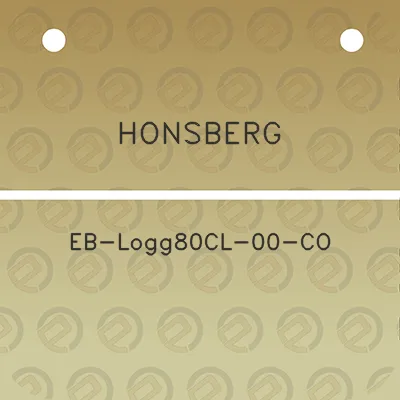 honsberg-eb-logg80cl-00-co