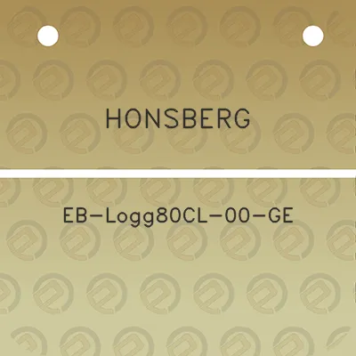 honsberg-eb-logg80cl-00-ge