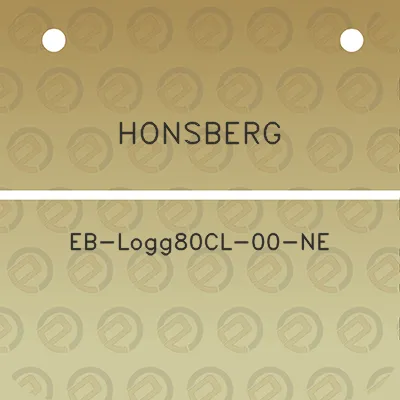 honsberg-eb-logg80cl-00-ne