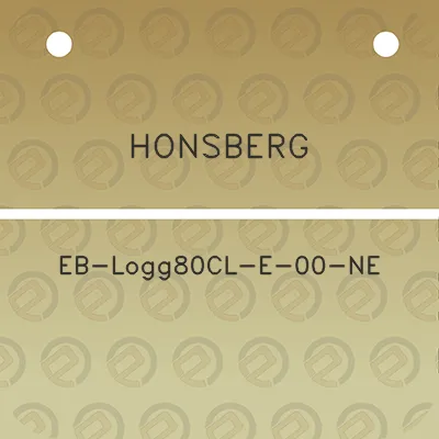 honsberg-eb-logg80cl-e-00-ne