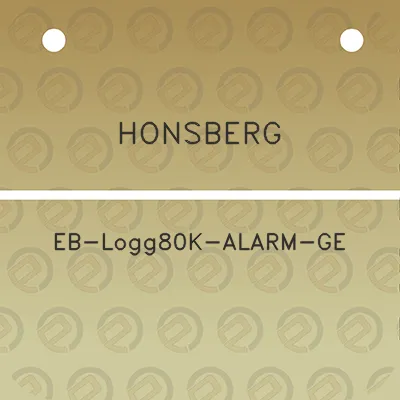 honsberg-eb-logg80k-alarm-ge