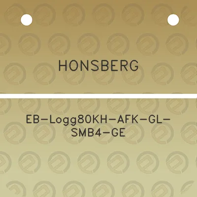 honsberg-eb-logg80kh-afk-gl-smb4-ge