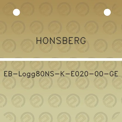 honsberg-eb-logg80ns-k-e020-00-ge