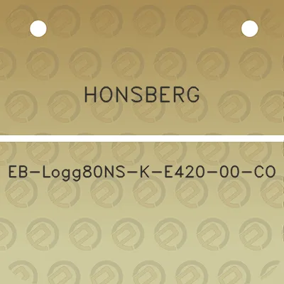 honsberg-eb-logg80ns-k-e420-00-co