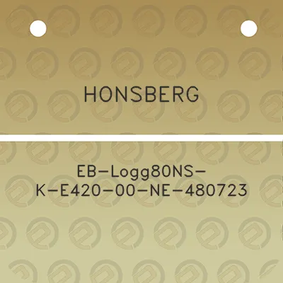 honsberg-eb-logg80ns-k-e420-00-ne-480723