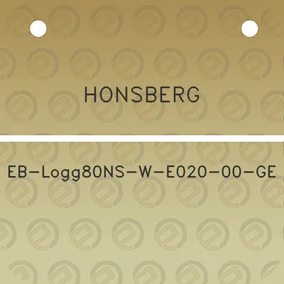 honsberg-eb-logg80ns-w-e020-00-ge