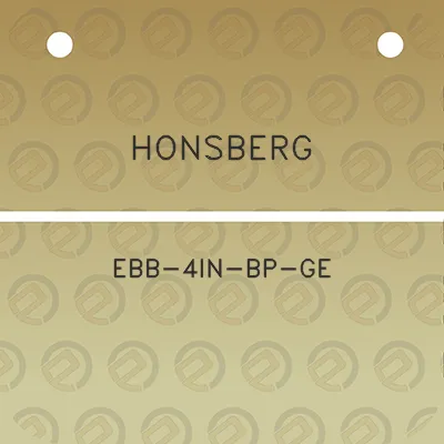 honsberg-ebb-4in-bp-ge