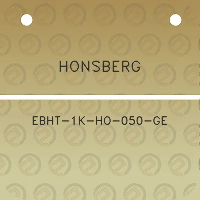 honsberg-ebht-1k-ho-050-ge