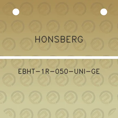 honsberg-ebht-1r-050-uni-ge