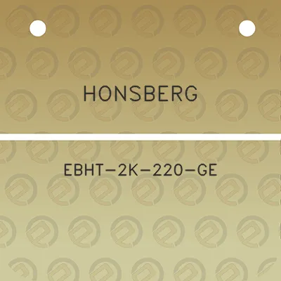 honsberg-ebht-2k-220-ge