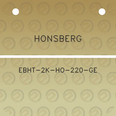 honsberg-ebht-2k-ho-220-ge