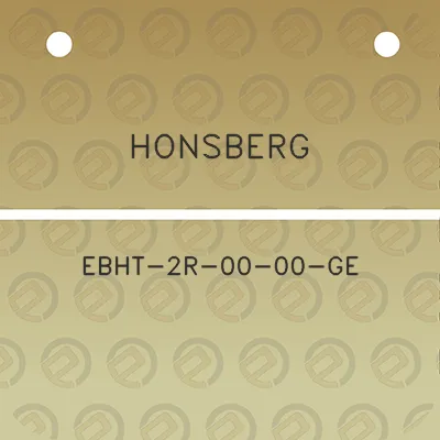 honsberg-ebht-2r-00-00-ge