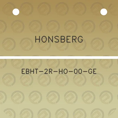 honsberg-ebht-2r-ho-00-ge